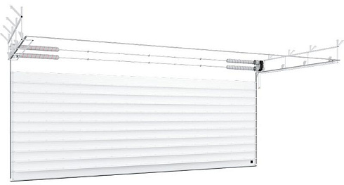 Промышленные секционные ворота Doorhan серии ISD03ALU (6000x4800)