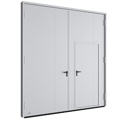 Распашные гаражные ворота 3000x2800